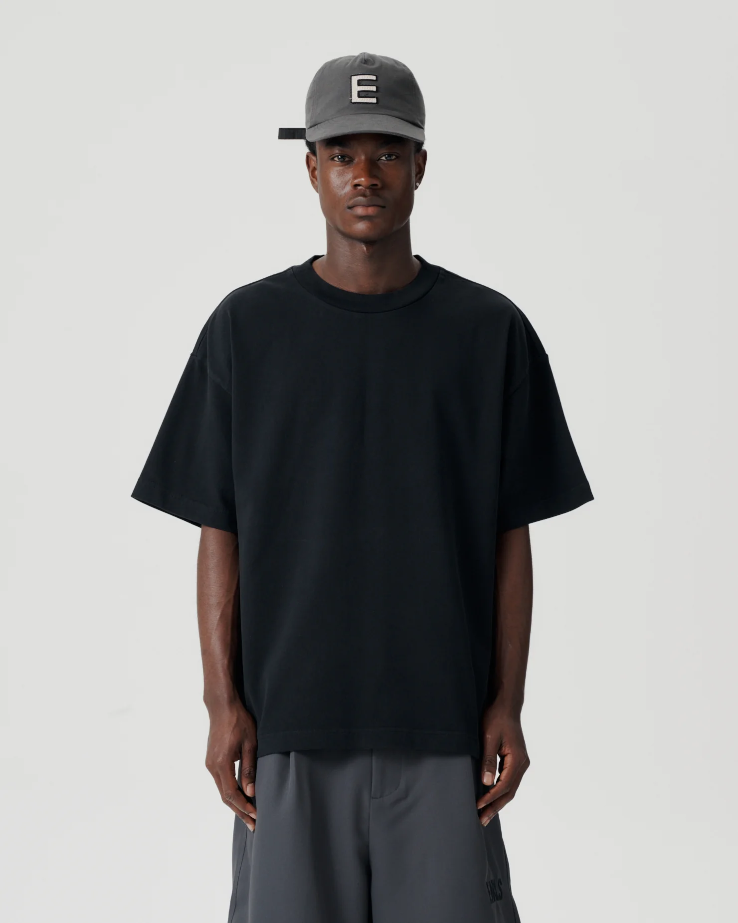Boxy Block Tee - Asphalt - Image 3