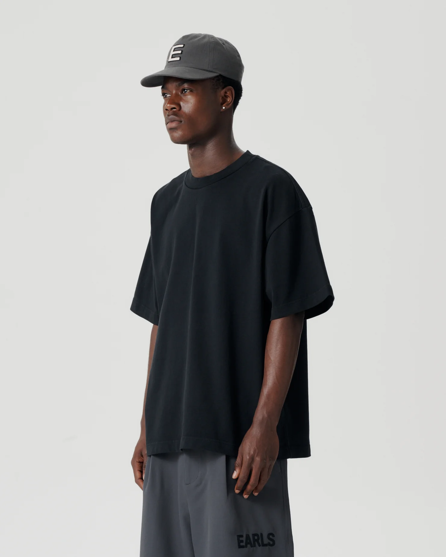 Boxy Block Tee - Asphalt - Image 6