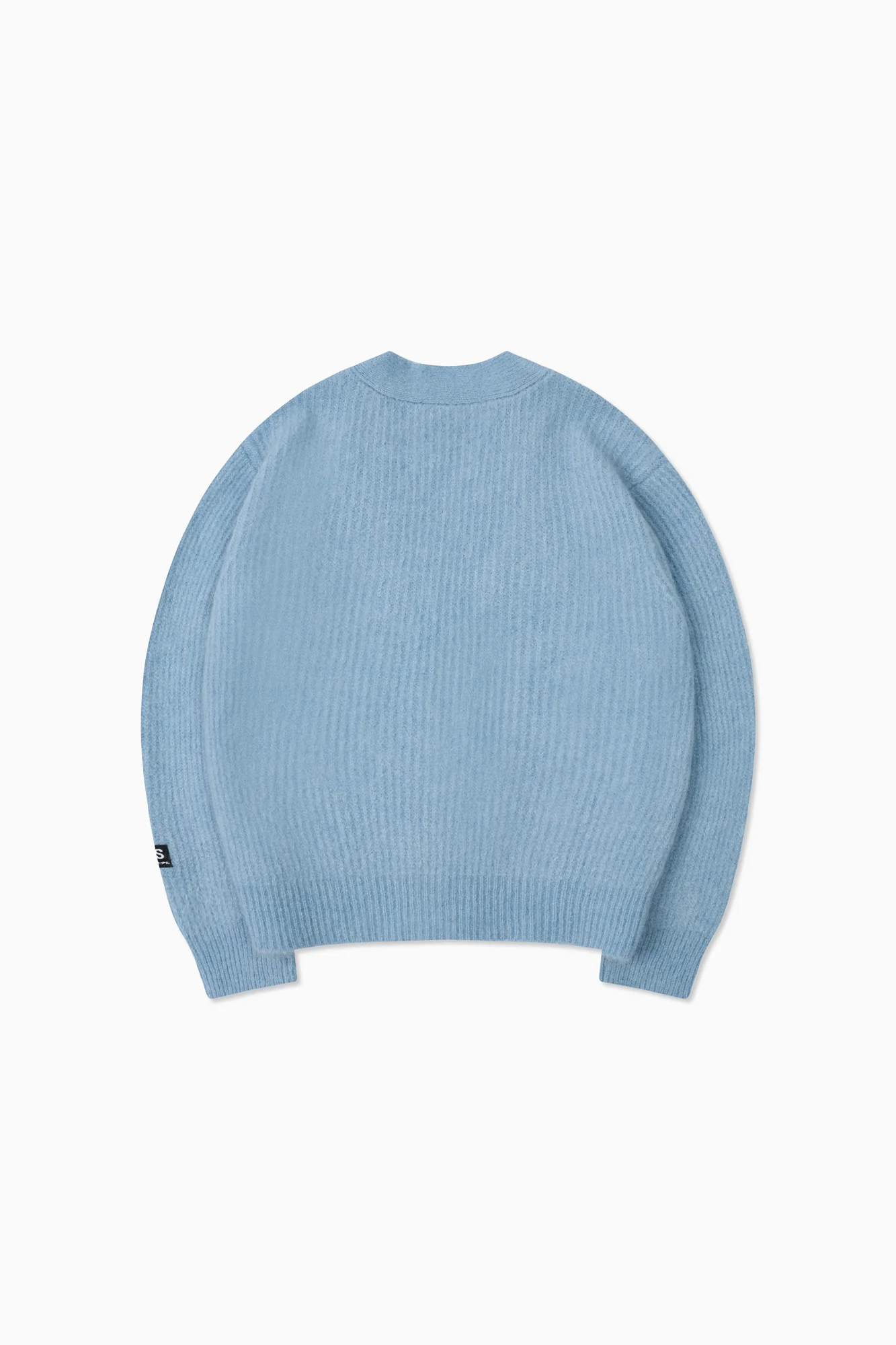 Mohair Cableknit Cardigan - Ice - Image 5