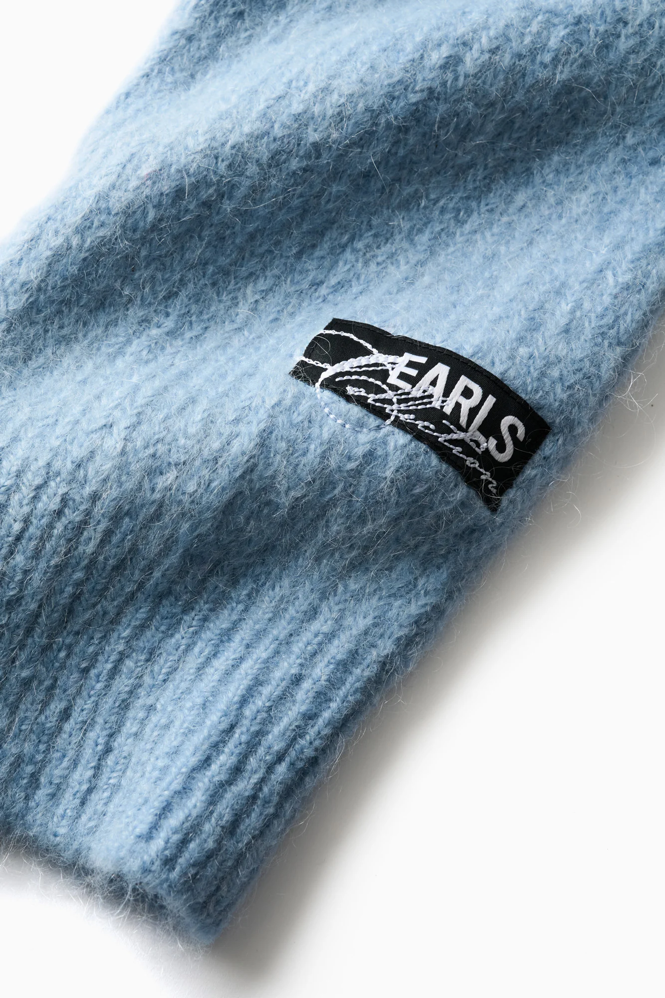 Mohair Cableknit Cardigan - Ice - Image 7