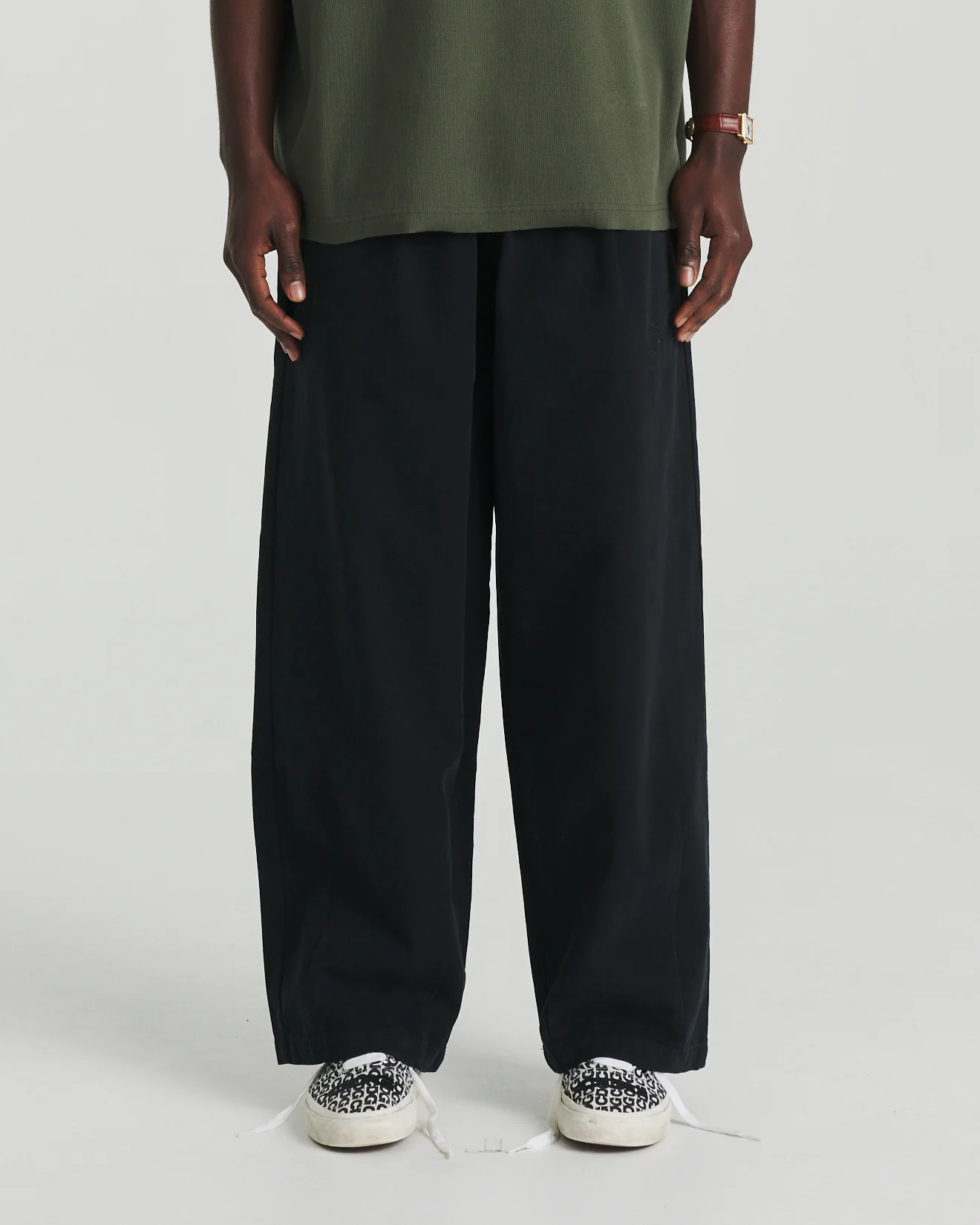 Canvas Easy Pant - Washed Black - Image 3