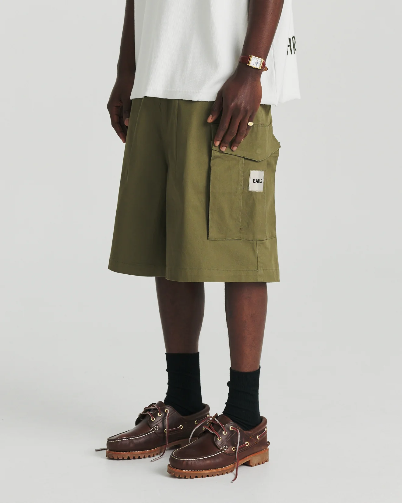 Cargo Charlie Short - Khaki - Image 3