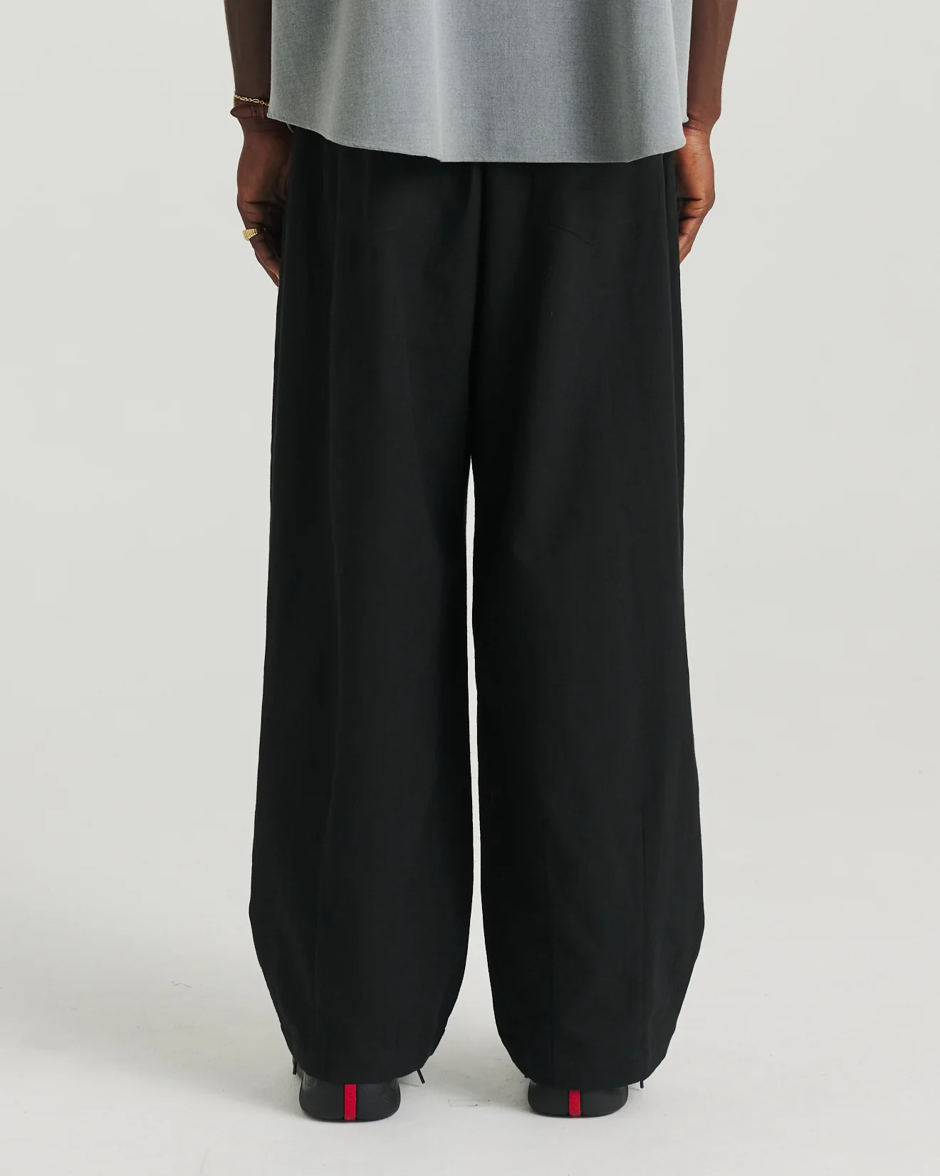 Cotton/Linen Easy Pant - Black - Image 5