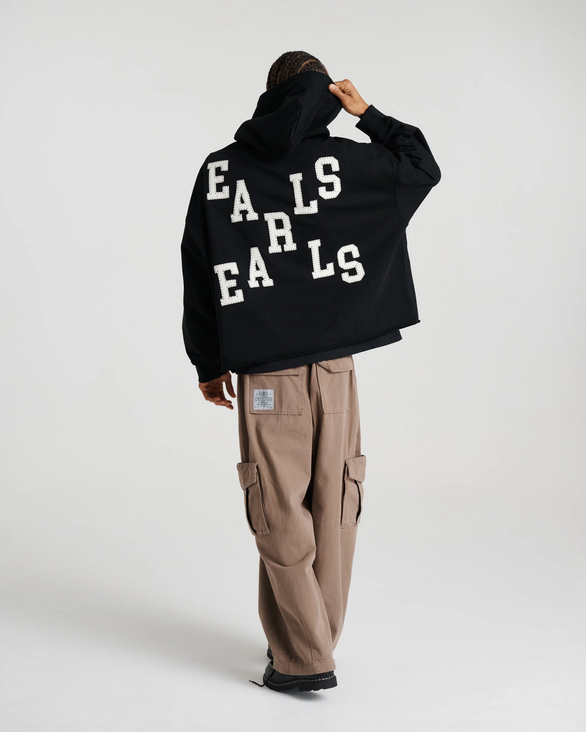 Felt Hood - Black/White - Image 6