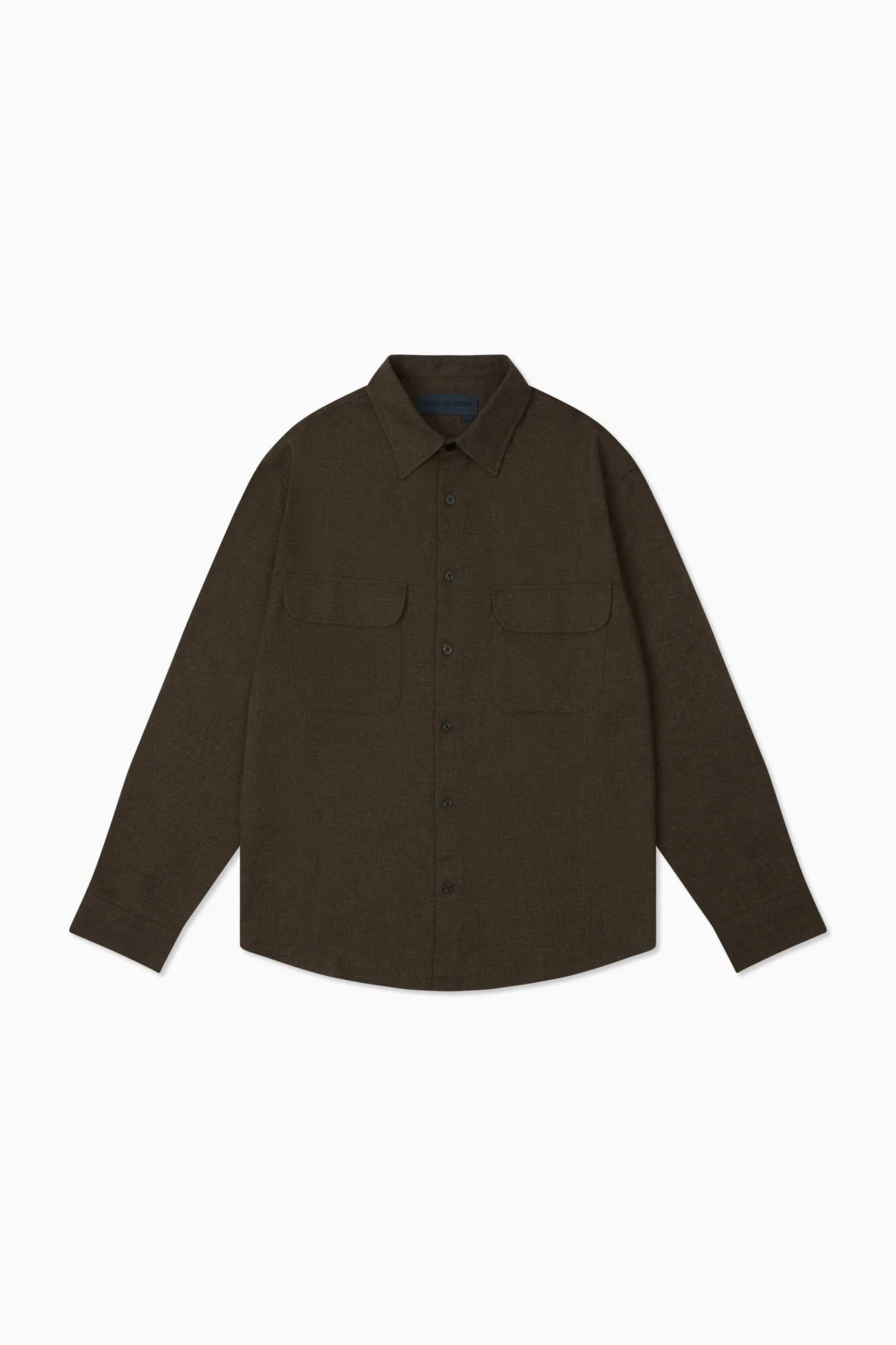 Flap Pocket Shirt - Brown - Image 3