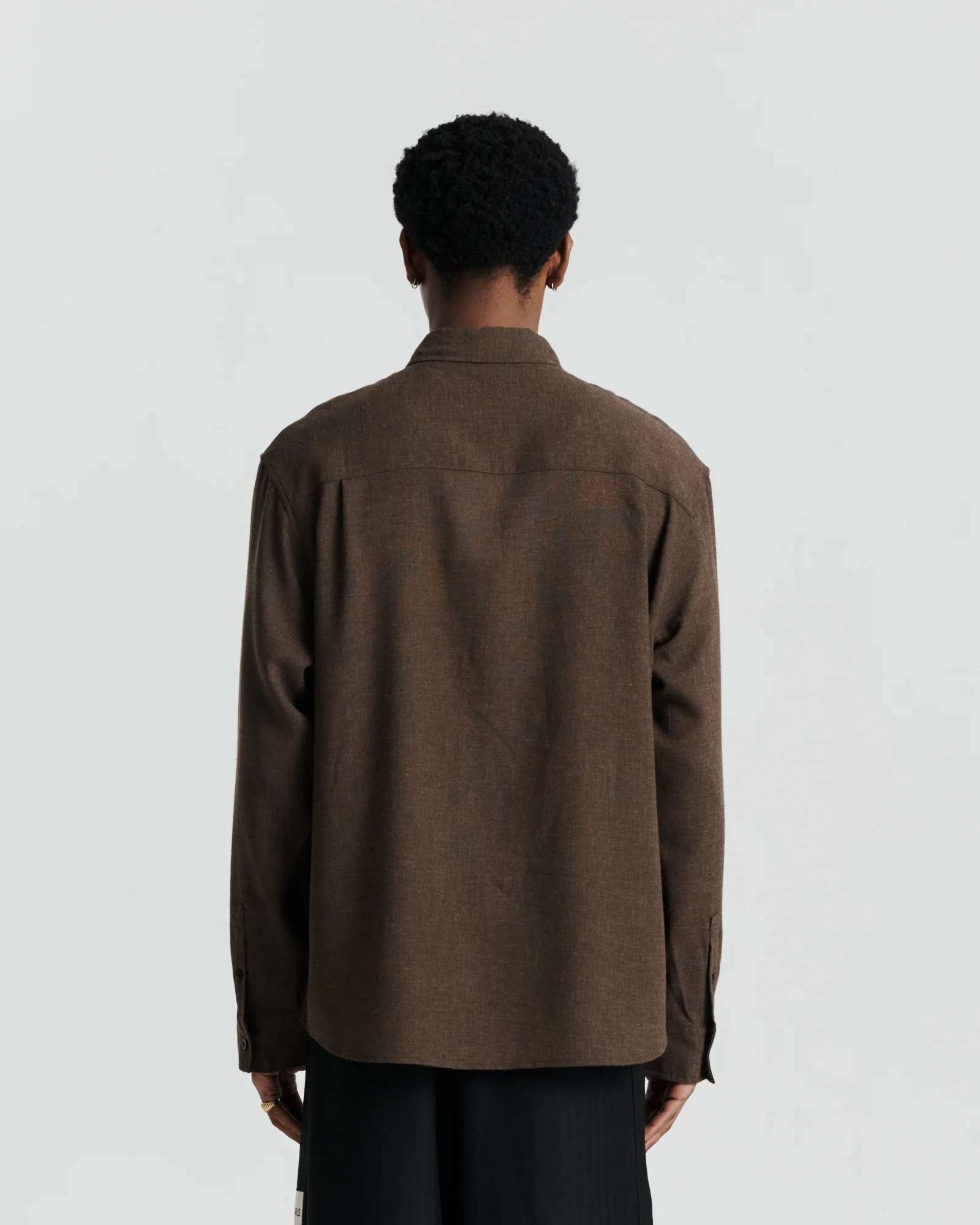 Flap Pocket Shirt - Brown - Image 6