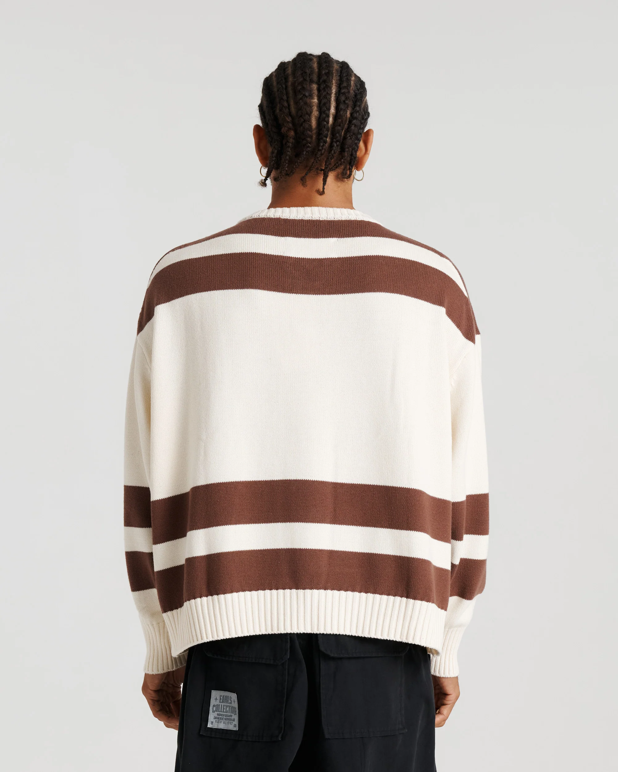 Hockey Knit - Cream/Brown - Image 3