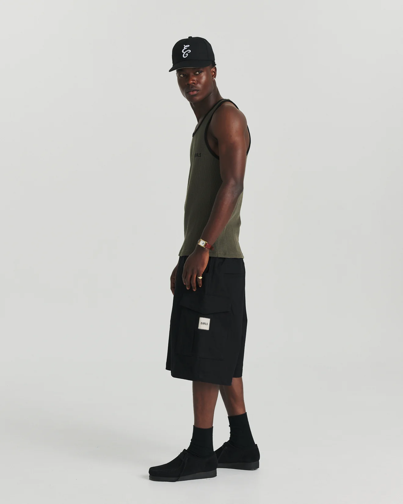 Icon Singlet - Contrast Khaki - Image 6