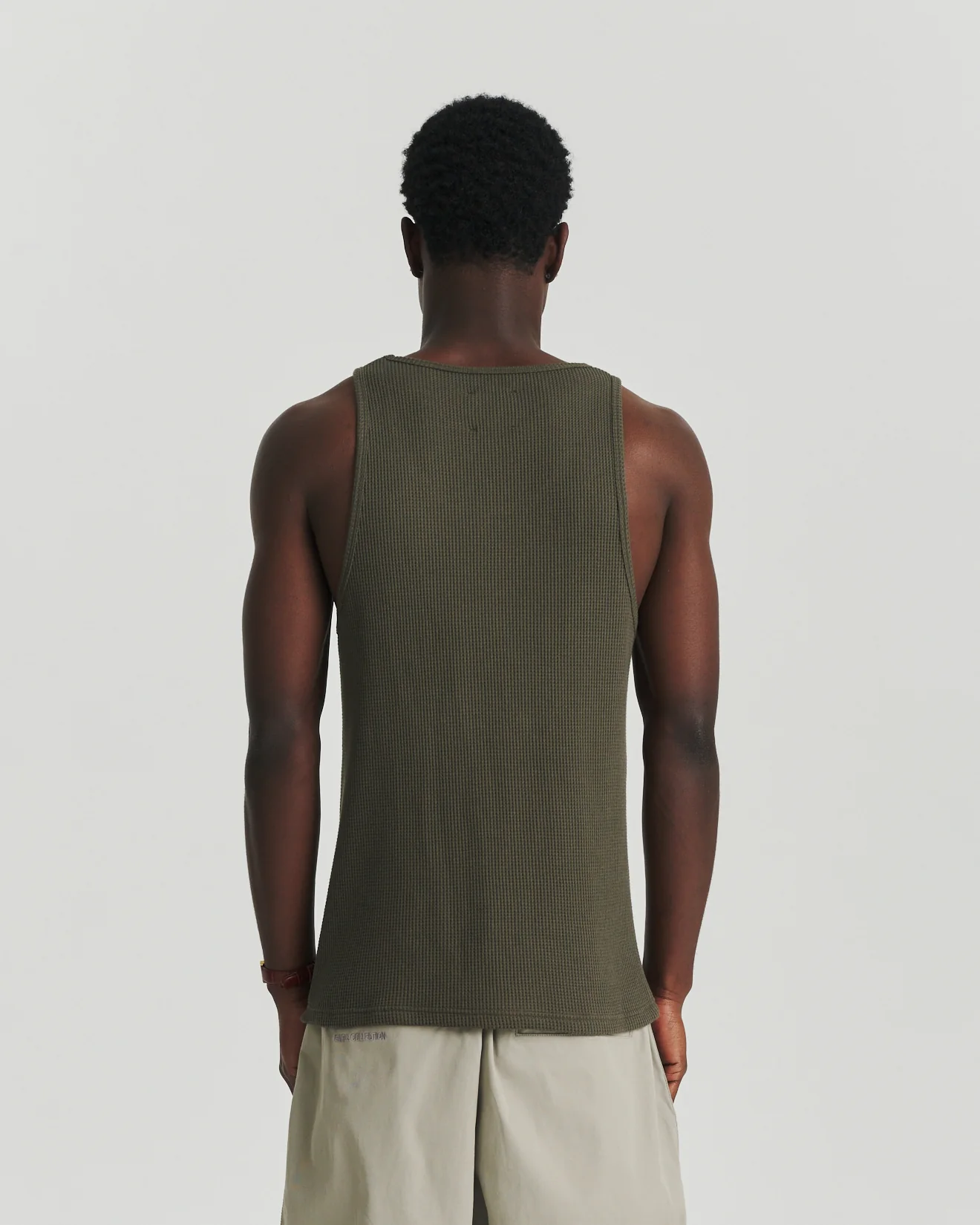 Icon Singlet - Khaki - Image 3