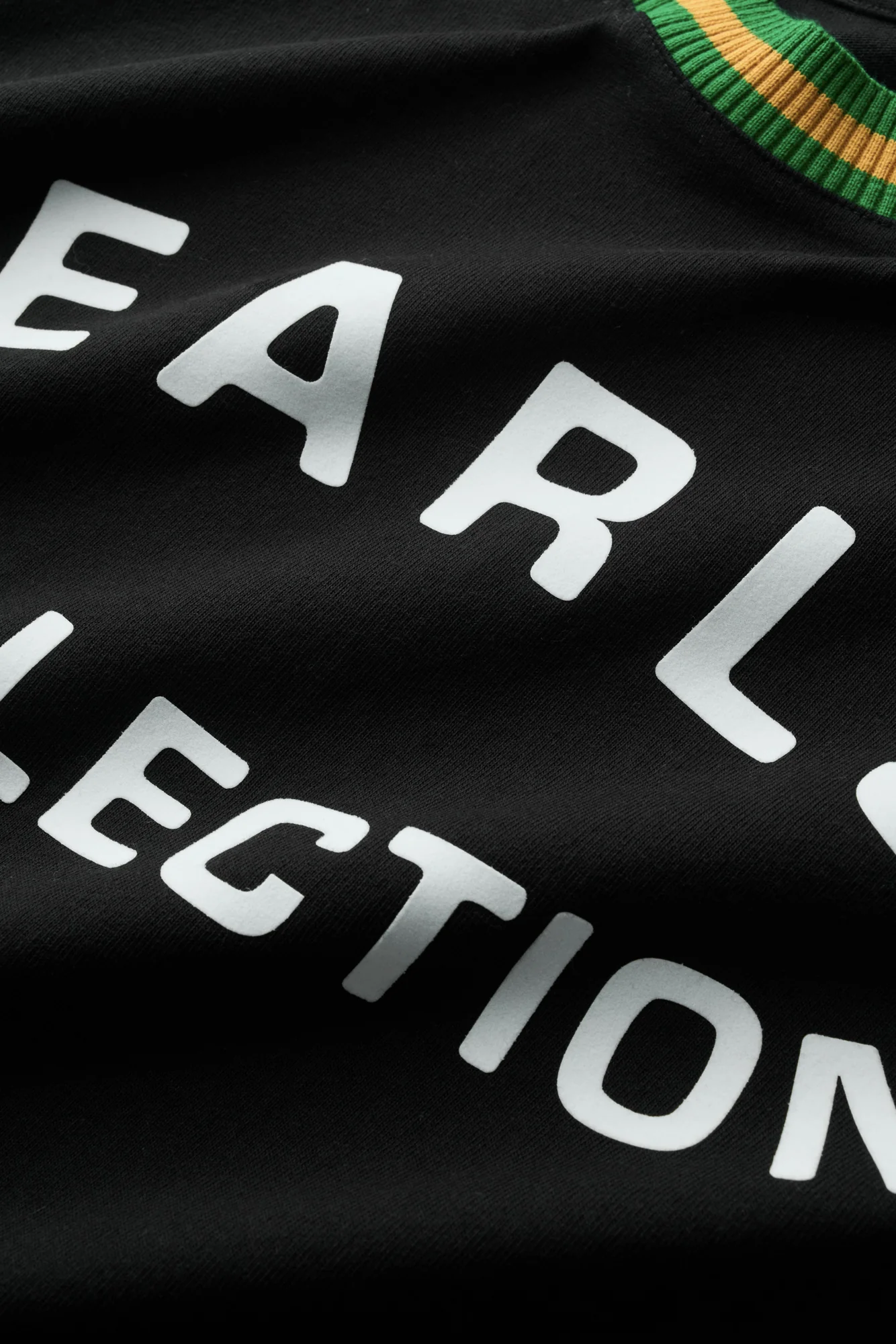 Knit Panel Tee - Black - Image 6