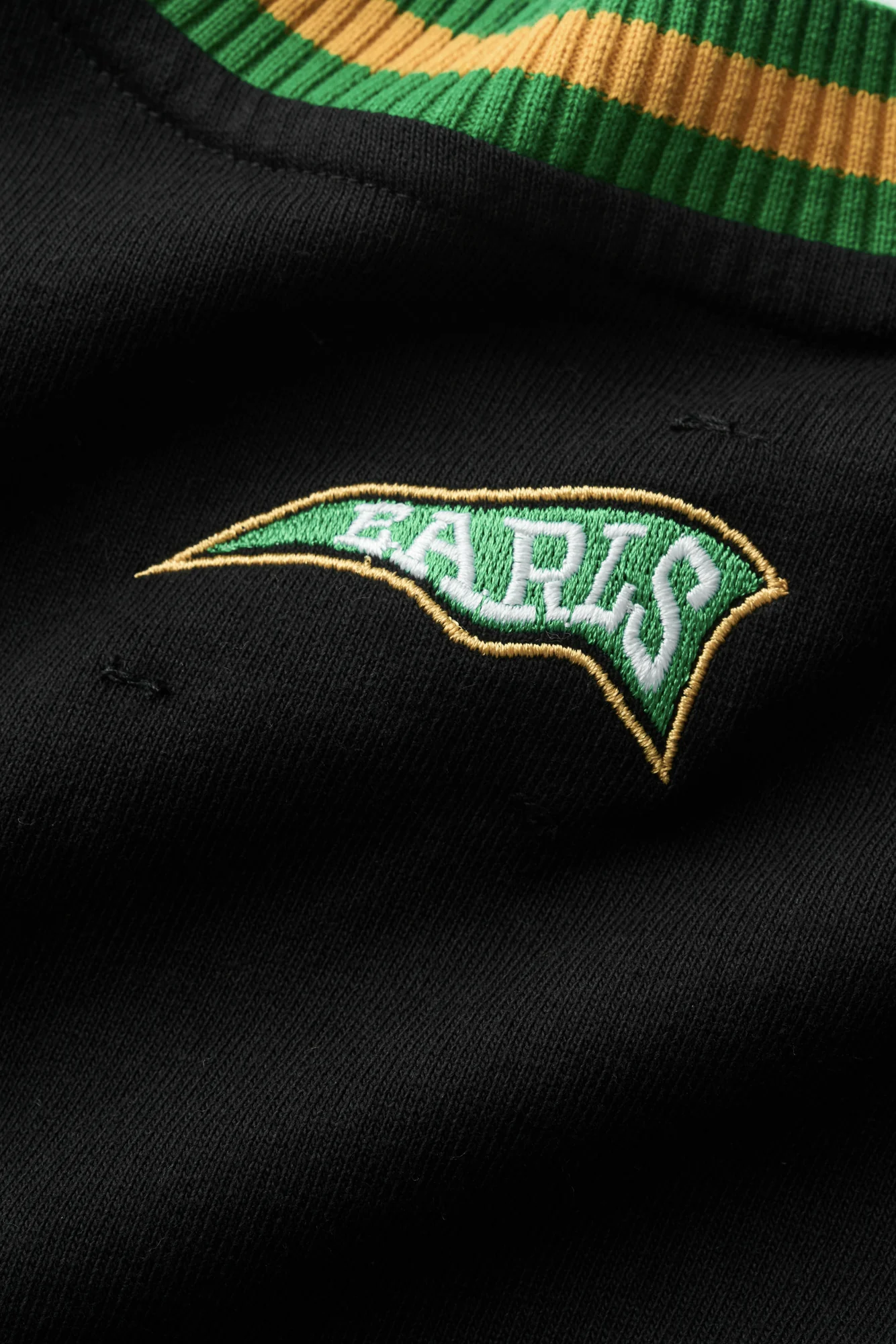 Knit Panel Tee - Black - Image 7