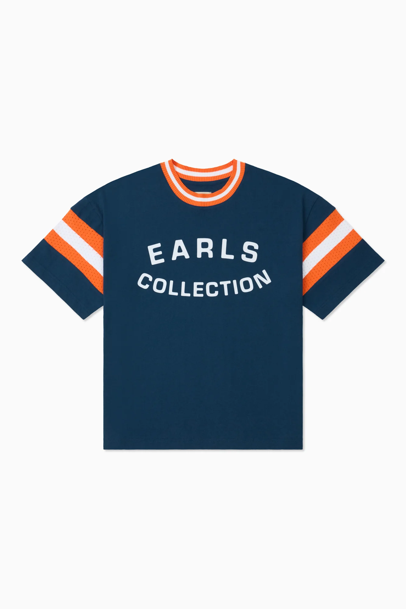 Knit Panel Tee - Blue - Image 3