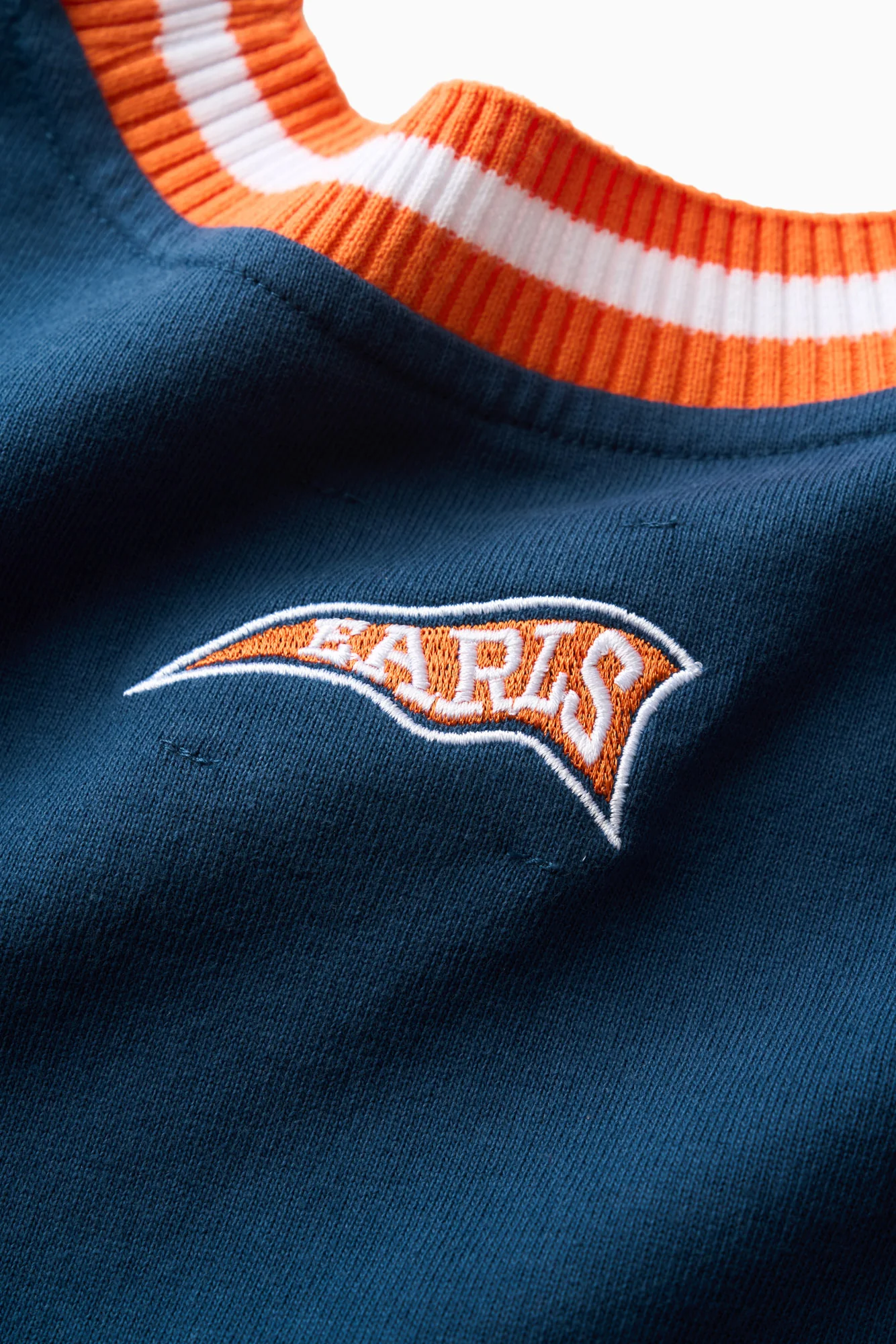 Knit Panel Tee - Blue - Image 5