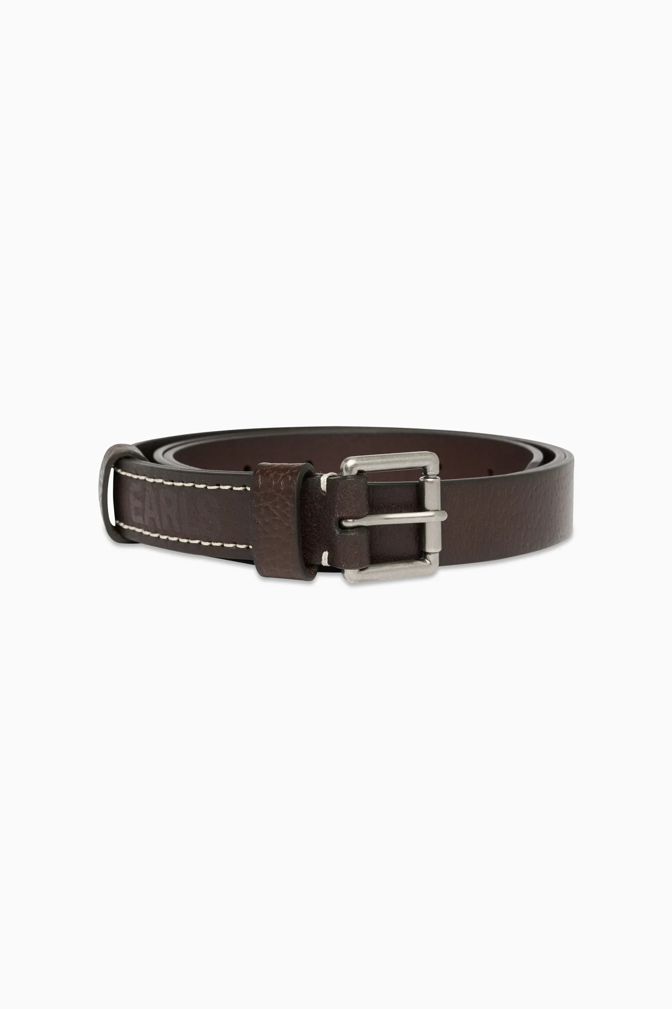Leather Belt - Brown - Image 5