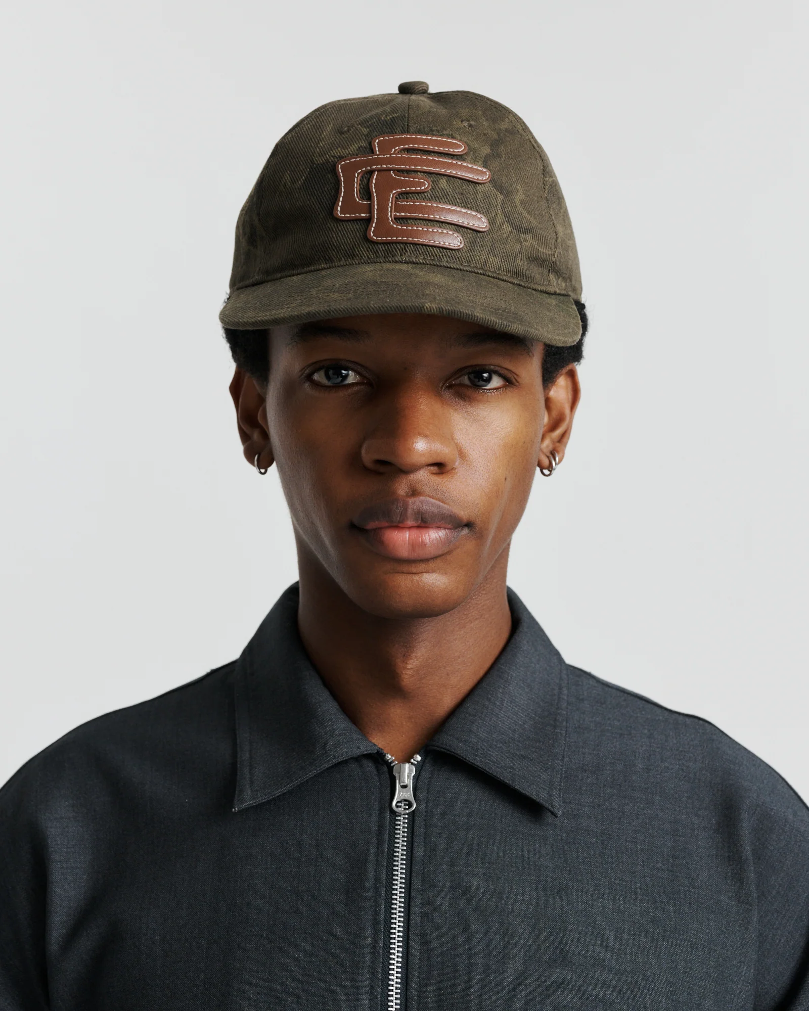 Leather Mono Cap - Hunter - Image 4