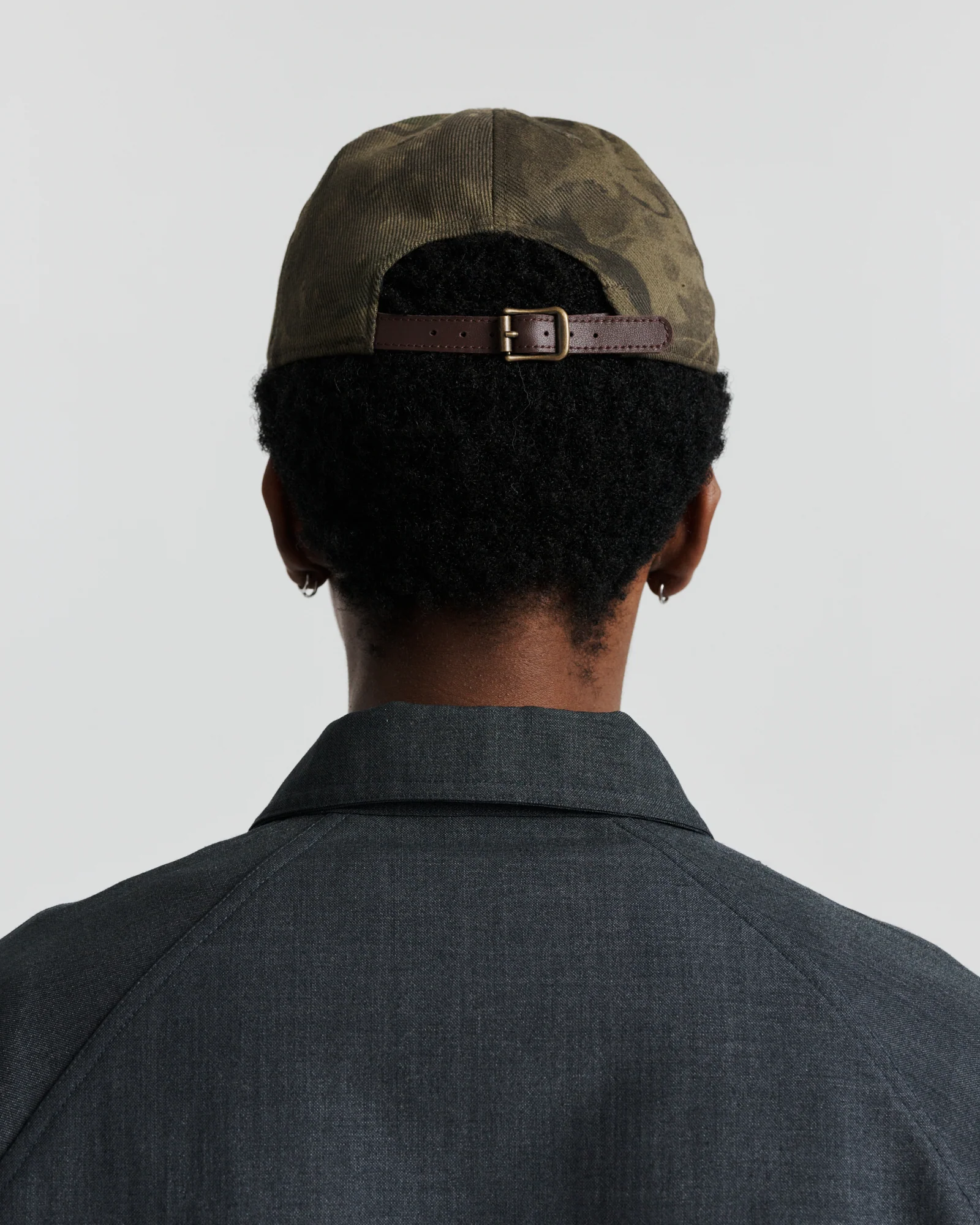 Leather Mono Cap - Hunter - Image 5