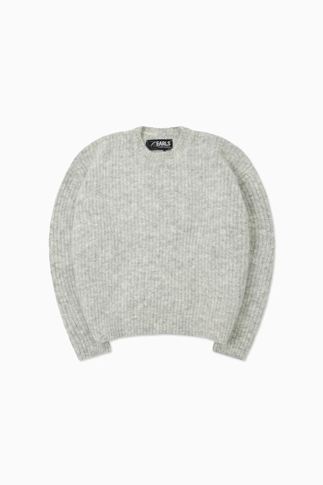 Mohair Knit Crew - Frost Marle - Image 4
