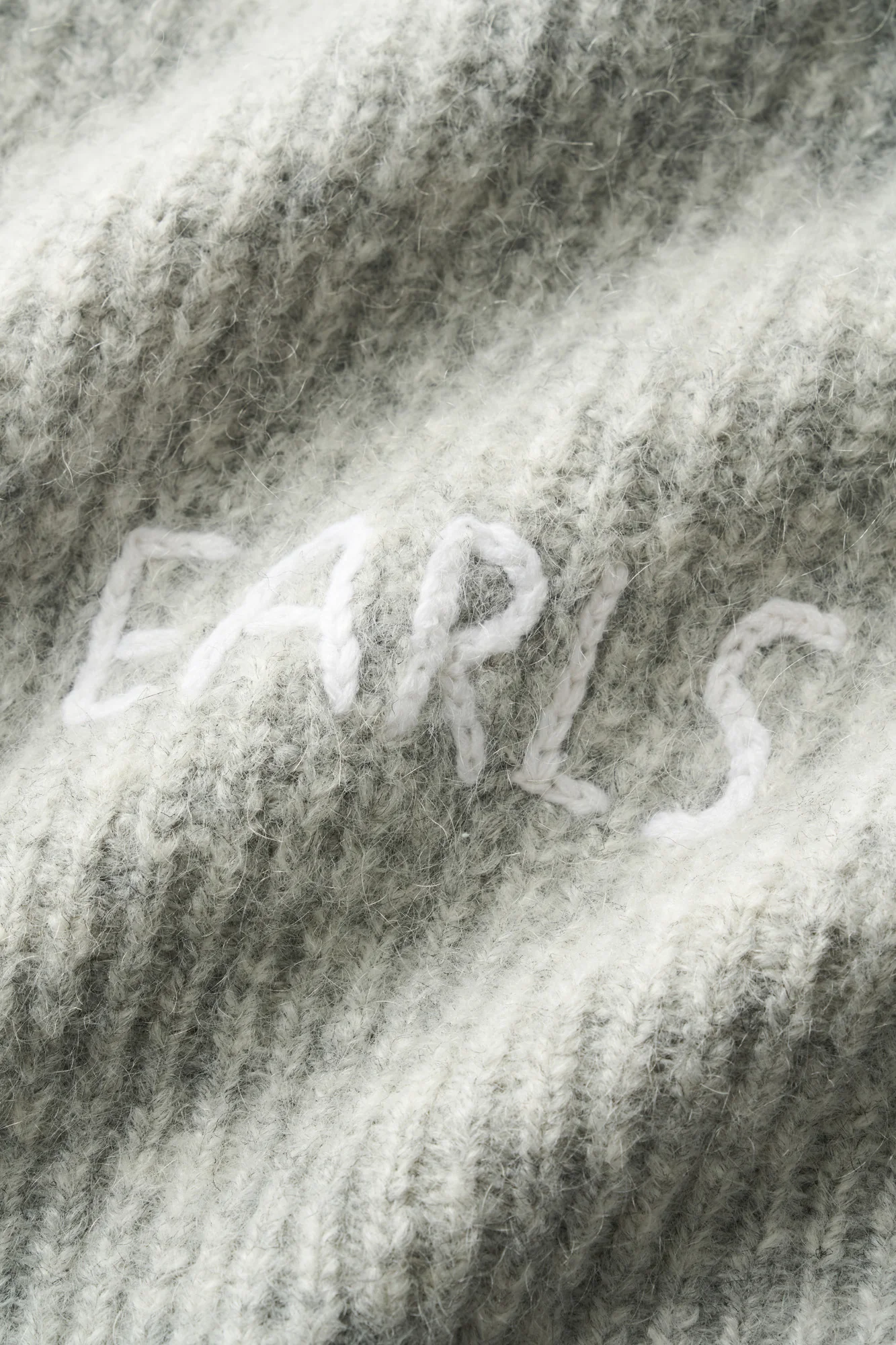 Mohair Knit Crew - Frost Marle - Image 7