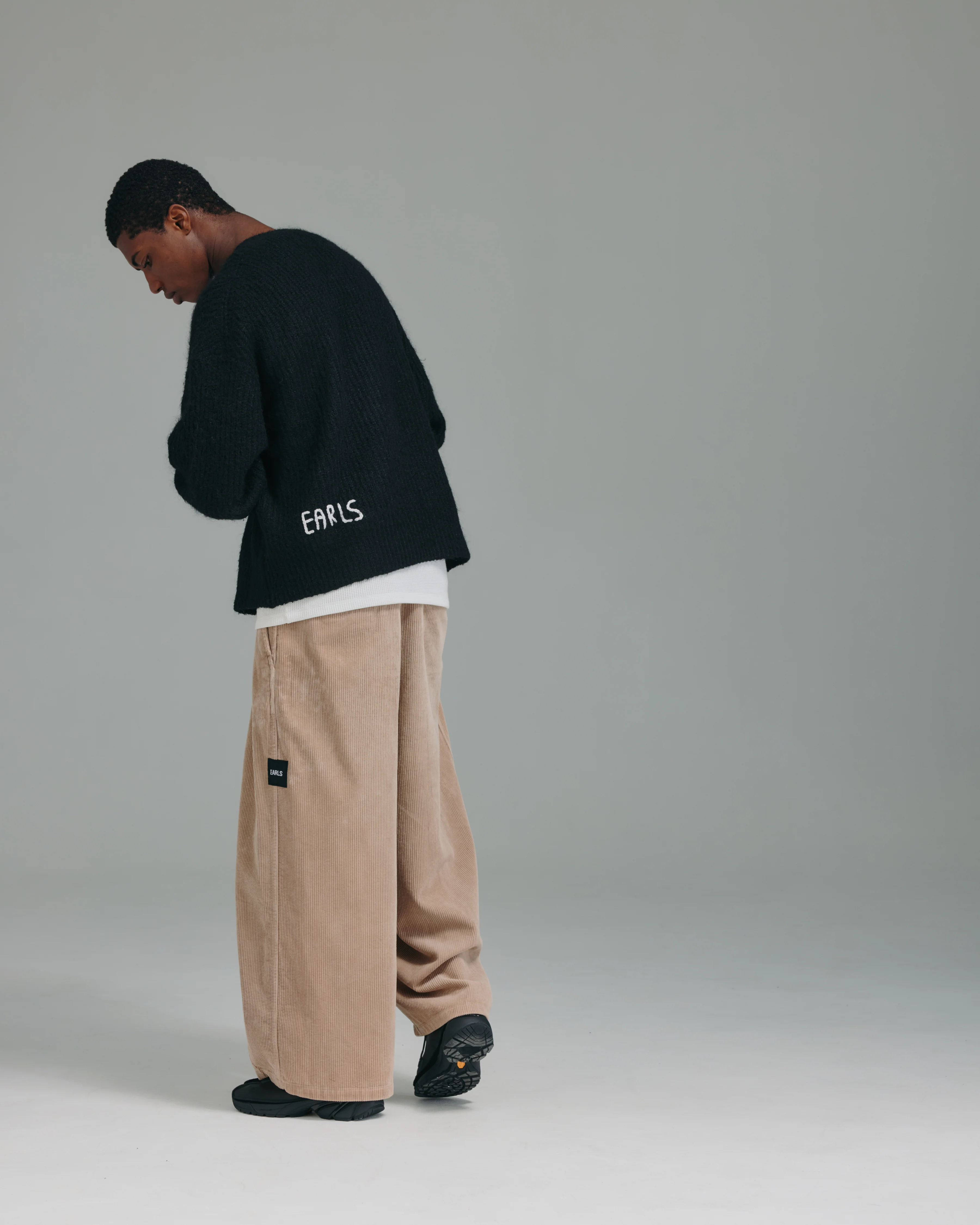 Solid Mohair Knit - Black - Image 4