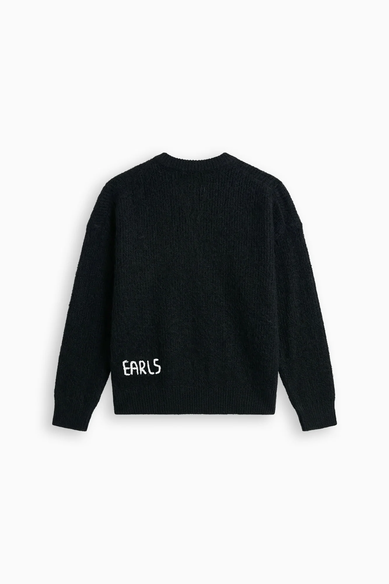 Solid Mohair Knit - Black - Image 7