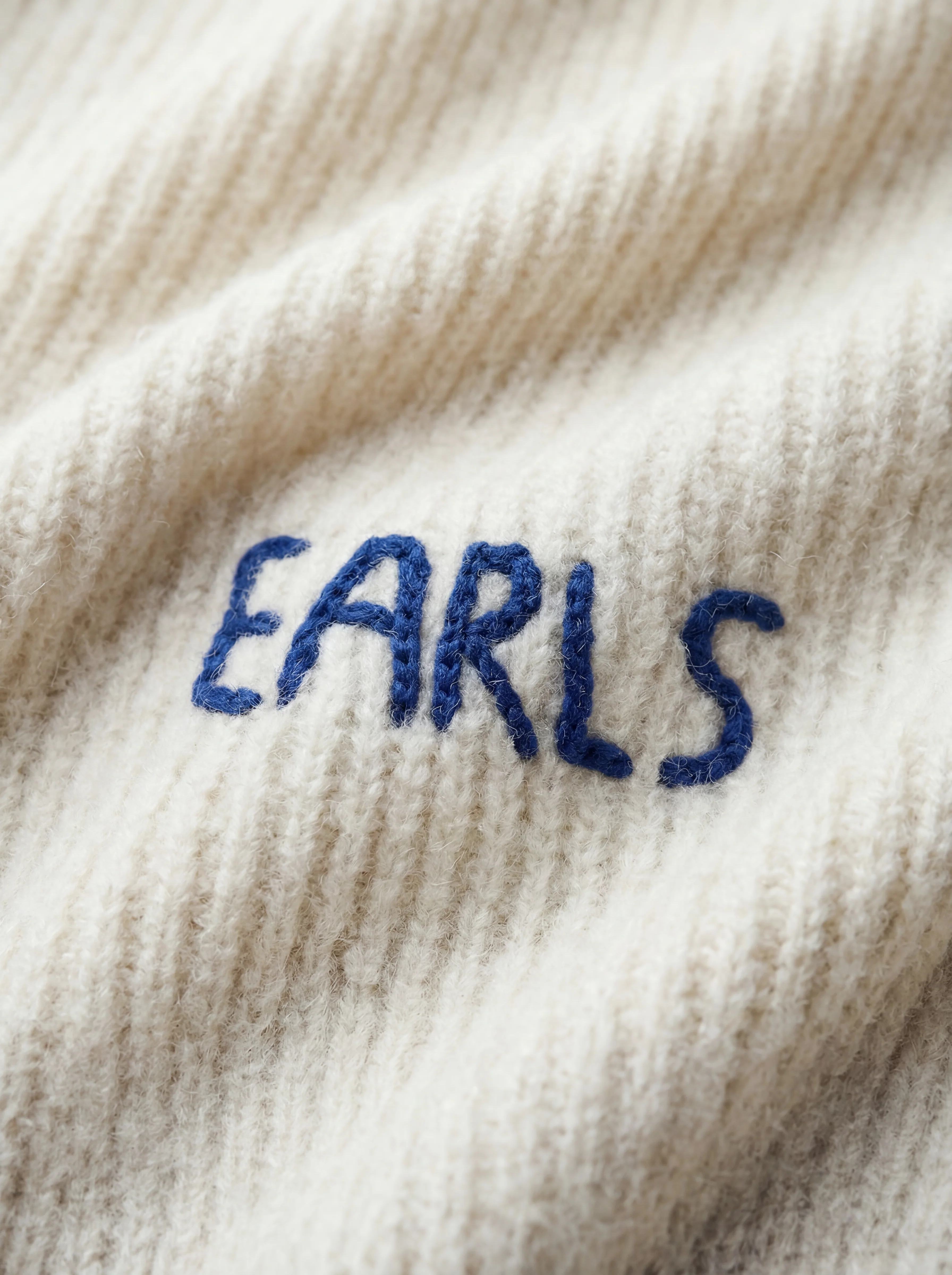 Solid Mohair Knit - Off White - Image 6