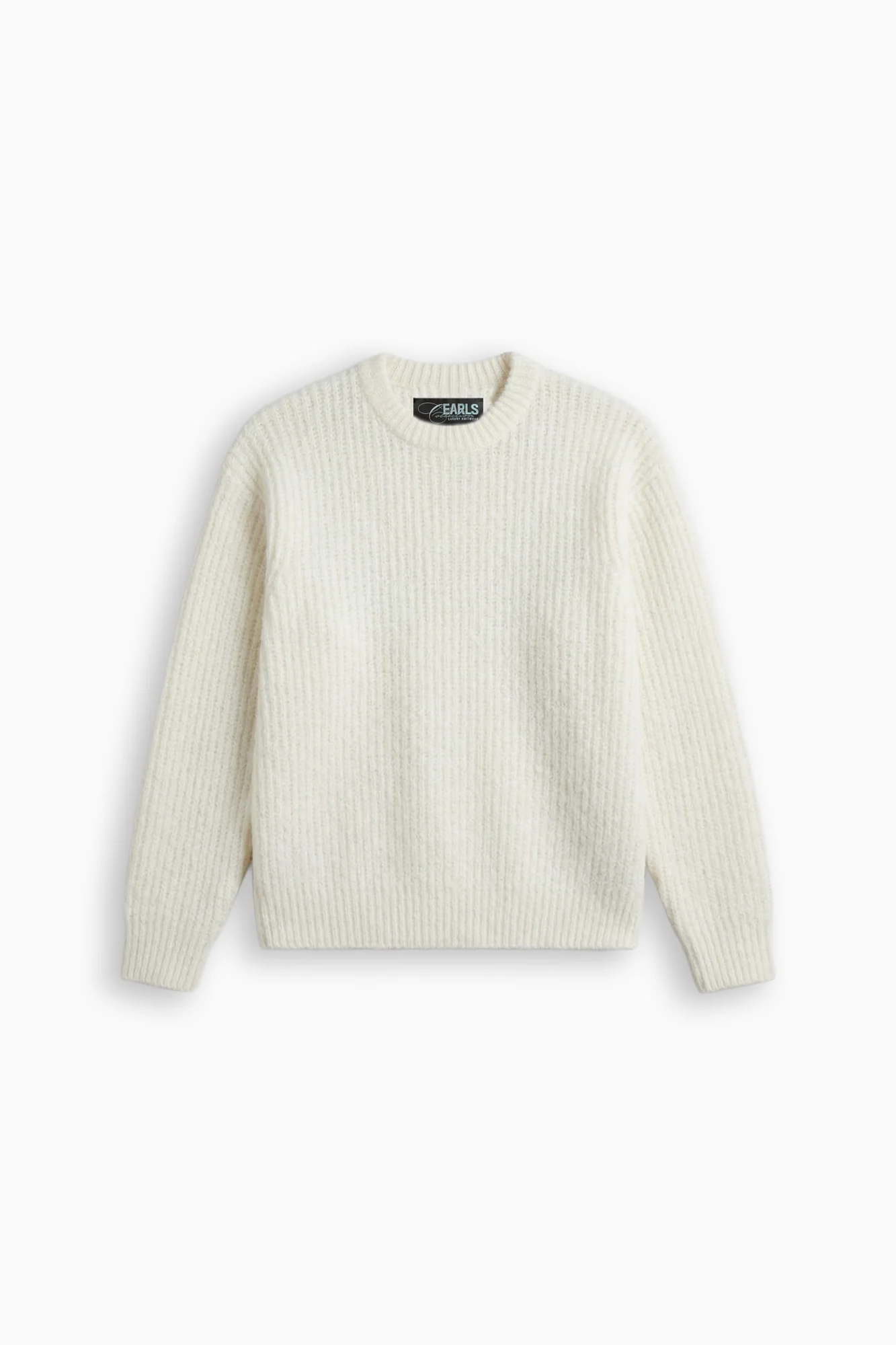 Solid Mohair Knit - Off White - Image 7