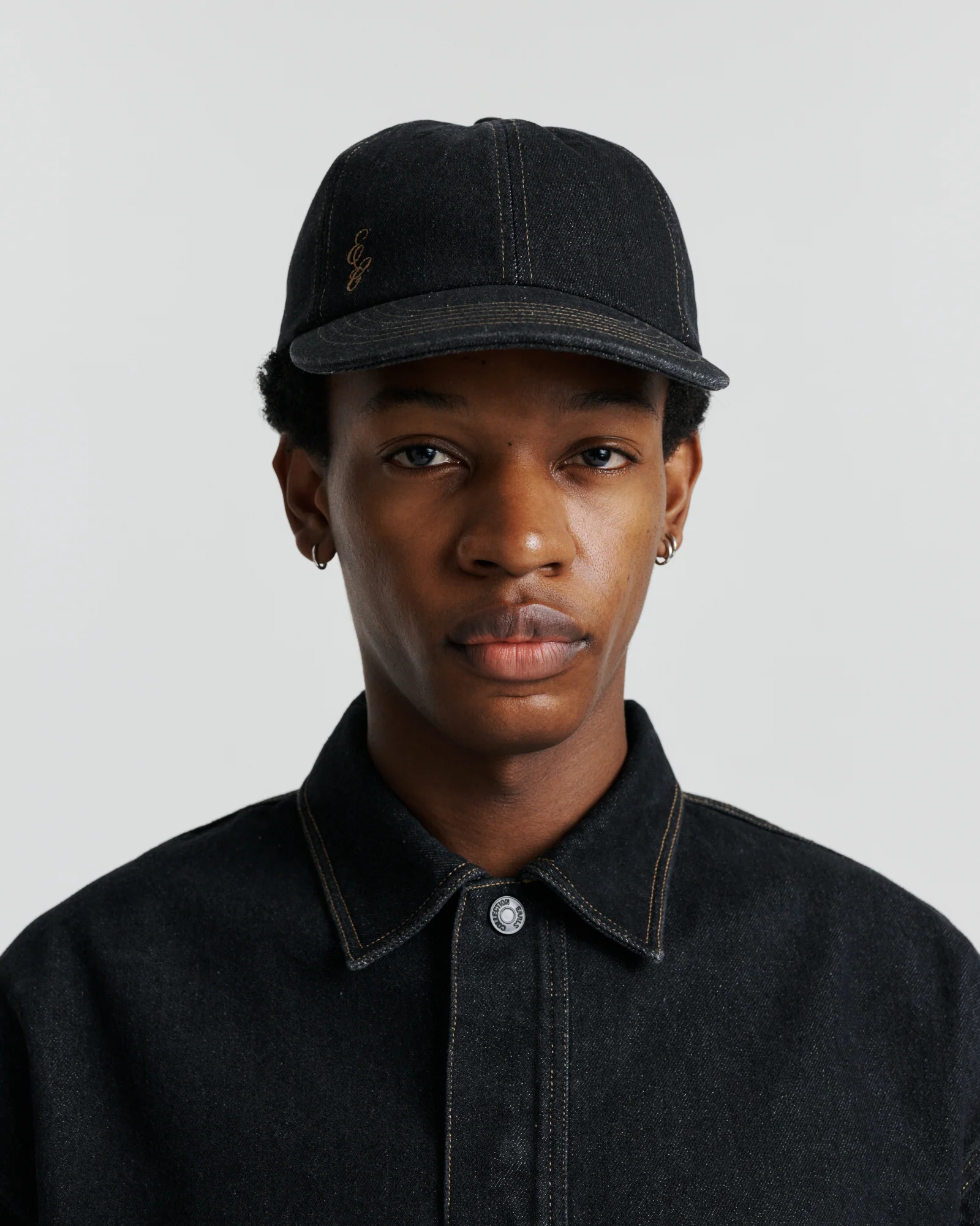 Twin Denim Cap - Raw - Image 3