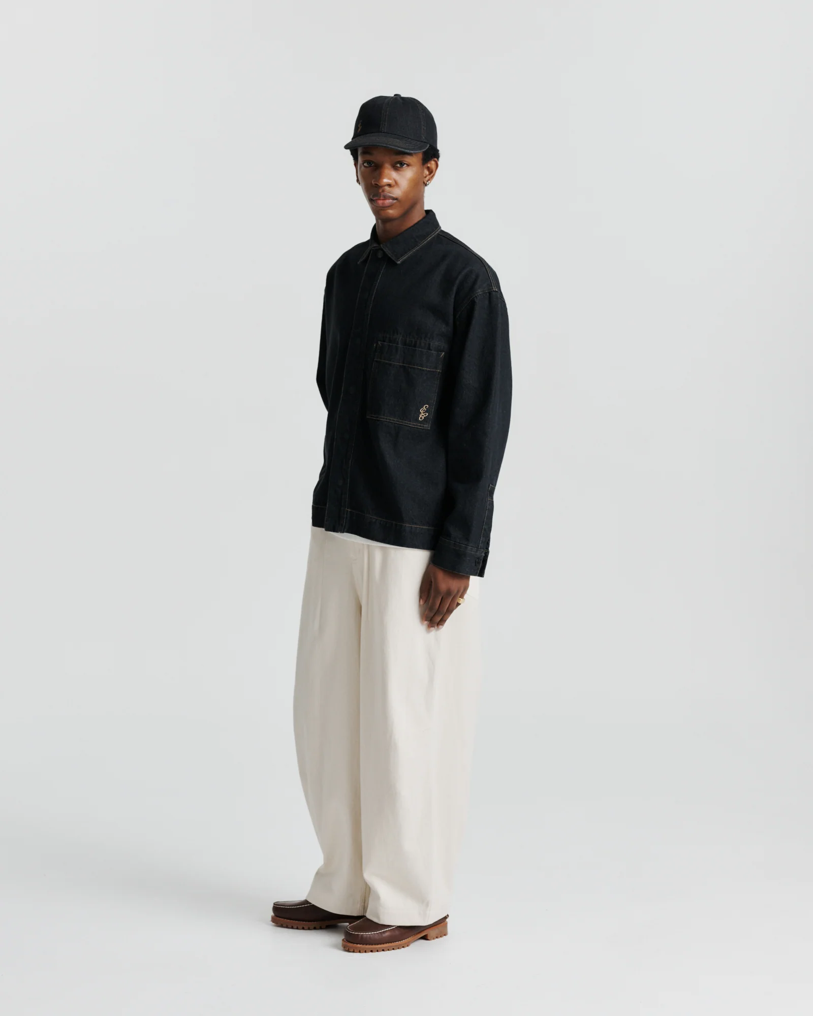 Twin Denim Cap - Raw - Image 7